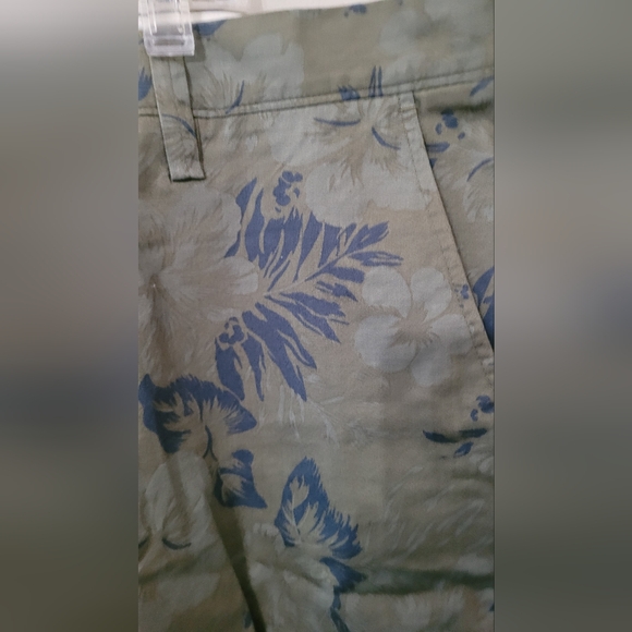 J. Crew Rivington tropical green palm shorts  beach casual men's sz 38 - Picture 2 of 5